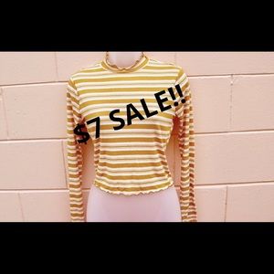 Yellow long sleeve top
